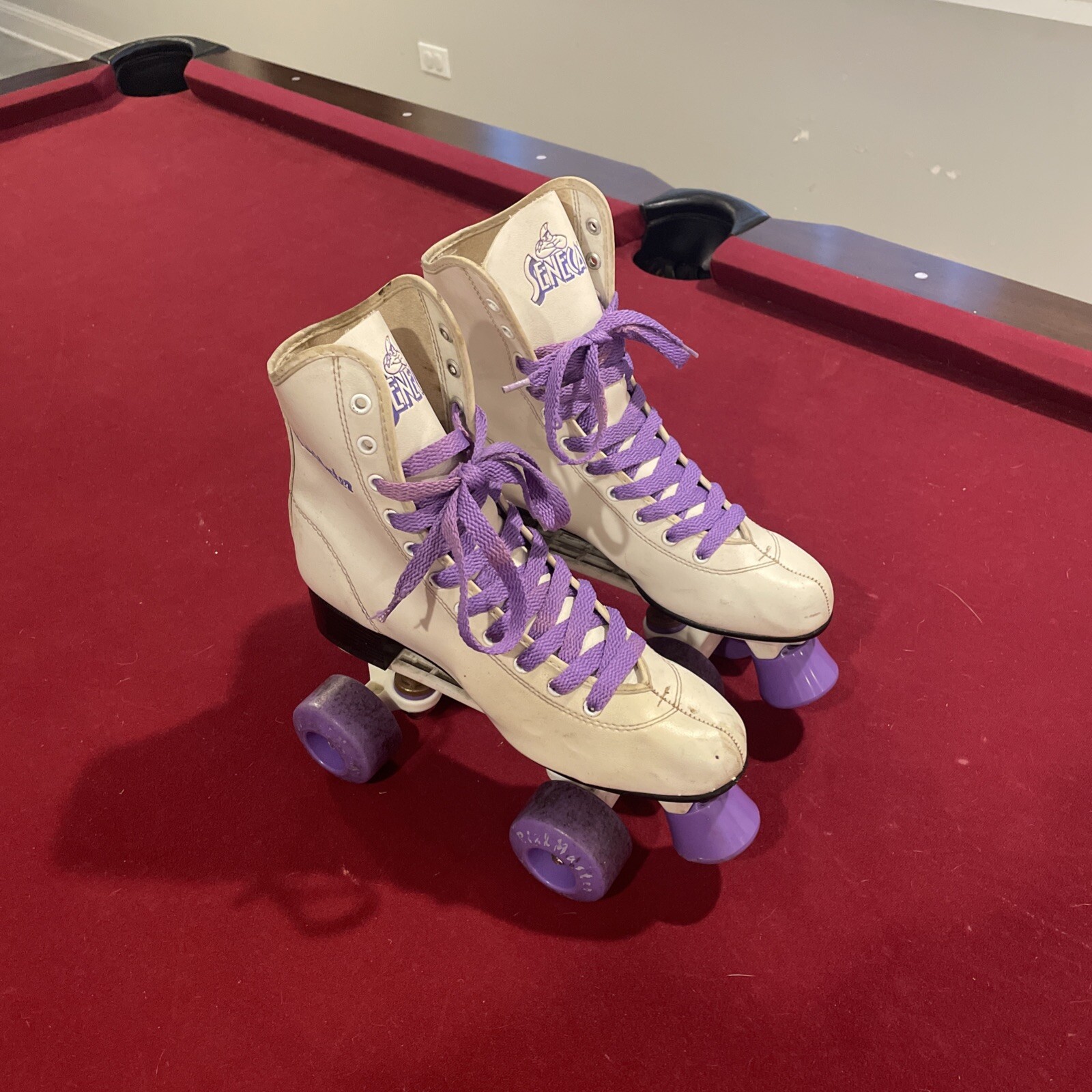 Vintage 1980's Seneca Rink Master Roller Skates Women’s White and