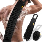 2pcs Shower Exfoliating Back Scrubber 36" Back Washer Dual-Sided Body Exfoliator