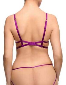 Dita Von Teese Femmoiselle Bra Shocking Violet SZ US SIZE