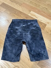 Lululemon Align HR Short 8  L Size 4 Diamond Dye Pitch Graphite Grey