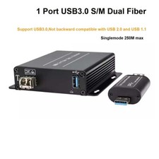 USB3.0 Extender over Fiber Optic 250M, USB extension Converter SFP Transceiver