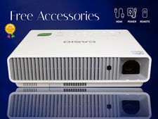 Reliable Casio Lamp-Free Technology DLP Projector 3000 Lumens PC 3D Ready w/Kit