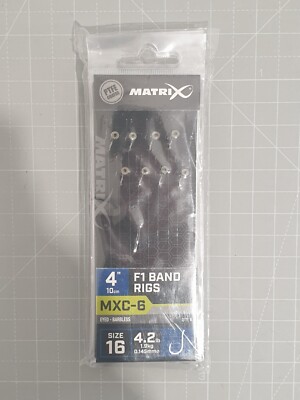 Matrix F1 BAND RIGS 4'' 10cm Größe:16 8 stück/paket