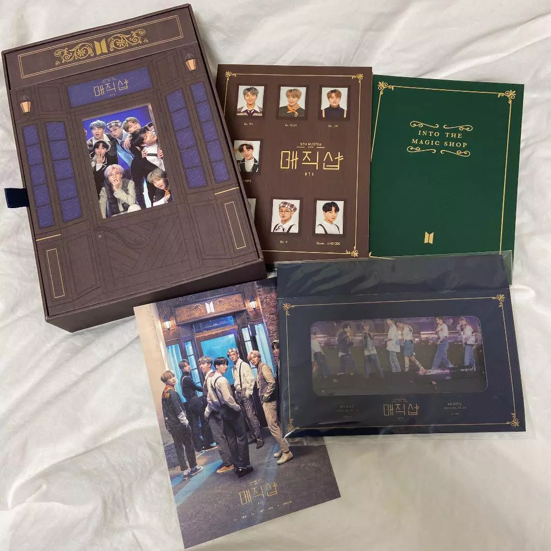 BTS 5th Muster Magic Shop DVD 4 DVD + Photo Book + POP-UP Box + NO ...