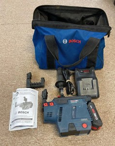 Bosch Gde18v 26d 18v Bulldog Mobile Dust Extractor Hepa Kit Fast