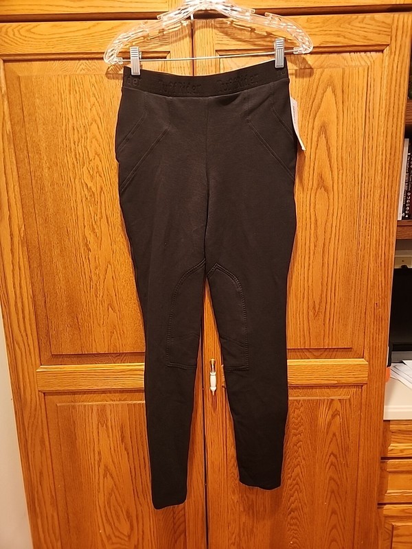 Let’s Ride Pants Pull on Breeches Black Ladies 30