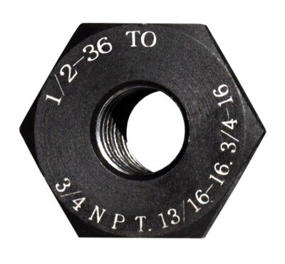 Steel Muzzle Thread Adapter Convert 1/2x36 to 3/4 NPT 13/16-16 3/4-16