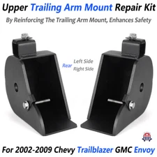 Rear Upper Trailing Arm Mount Repair Kit For 2002-09 Chevy Trailblazer GMC Envoy