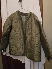 US Army Liner Coat Cold Weather Mens Field 8415-00-782-2888 Sz M S&S Garment MFG