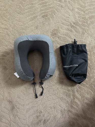 Travelon Memory Foam Reisekissen Farbe Grau gebraucht, einmal Top Zustand - Bild 2 von 2