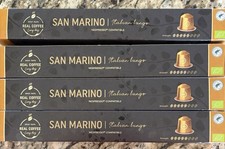 San Marino Espresso Coffee - Nespresso Compatible- Italian Lungo- 4 Packs
