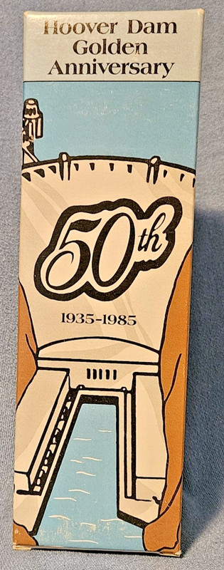 Coca-Cola Hoover Dam Golden Anniversary Commemorative Bottle LE