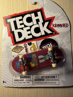 Tech Deck Krooked Fingerboard Gonz Graphic Red Deck Sealed 20147763