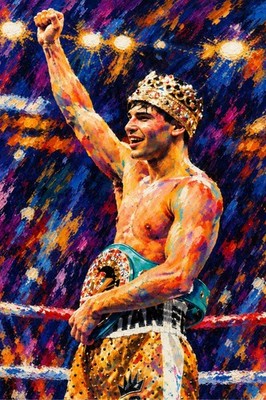 ''King'' Ryan Garcia 12x18 Boxer Fight Poster