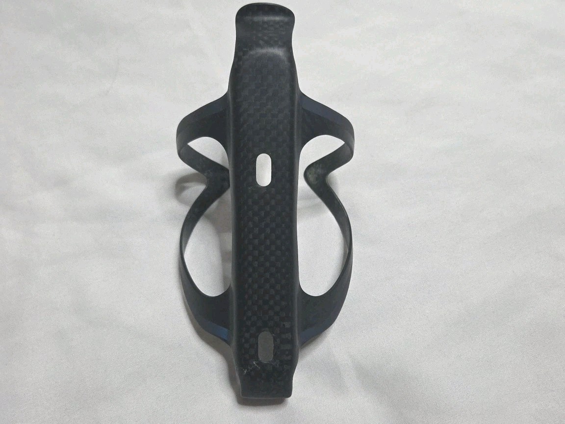 SUPACAZ Fly Carbon Bike Water Bottle Cage Matt iridescent trim line - USED