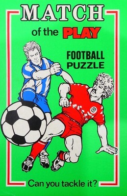Match of the Play Fußball Puzzle Vintage Würfel Puzzle Spiel Vintage - vollständig
