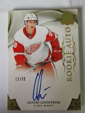 2020-21 The Cup Rookie Auto 09/36 GUSTAV LINDSTROM!! Signed on Card