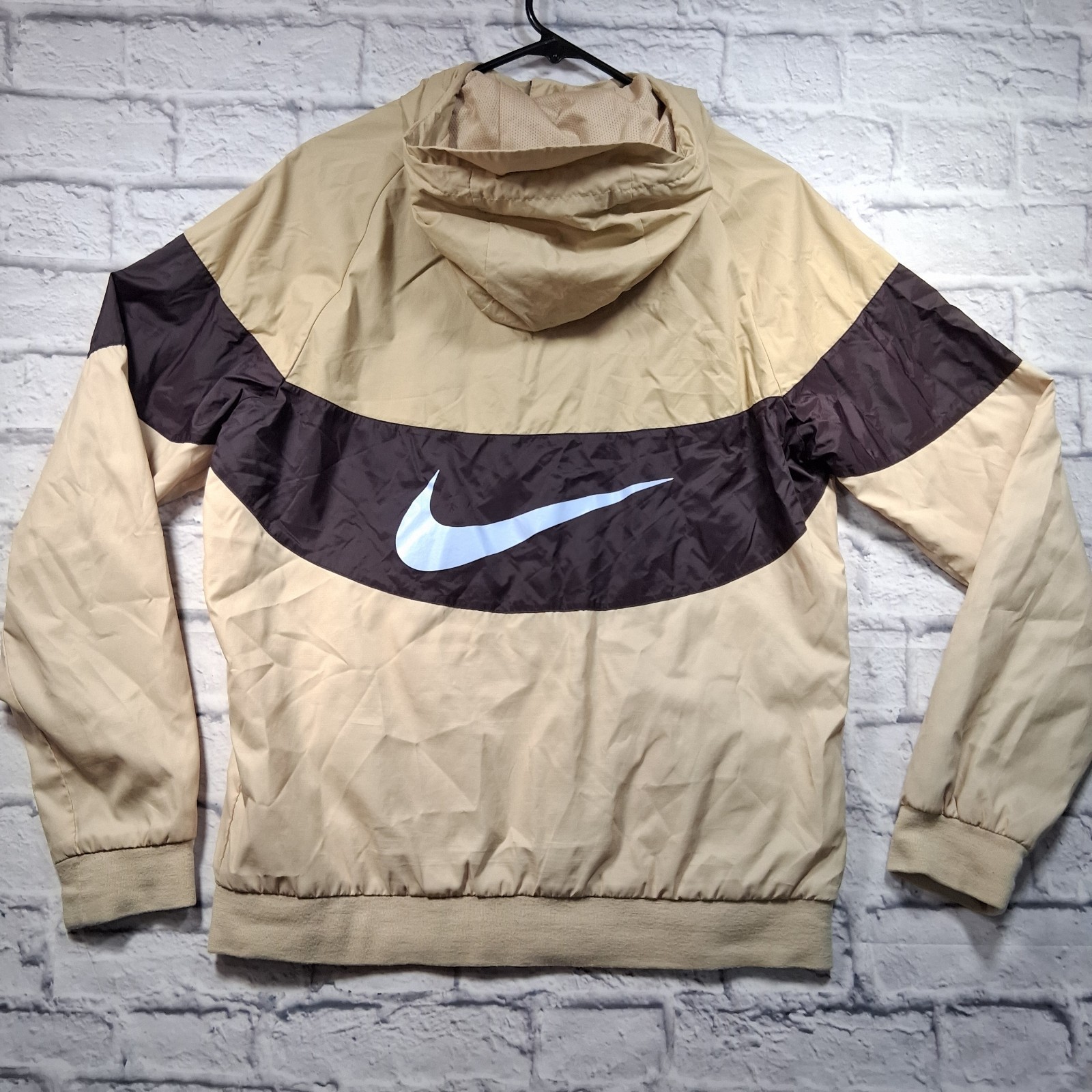 SACAI X NIKE Nike Sportswear Giacca Windrunner HD GX Desert Uomo M con Cappuccio Blocco Colore
