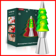 Lazzgan Christmas Tree Liquid Motion Lampfor Mothers Day/Mom Gifts14.5 Inches