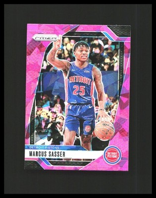 2024-25 Marcus Sasser - Panini Prizm #21 Pink Ice Prizm - S1B3R3L64C10