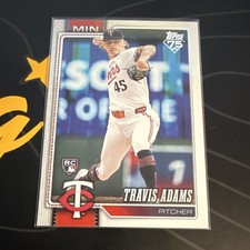 Topps 2026 Series One Travis Adams Rookie Minnesota Twins #149 Baseball Card