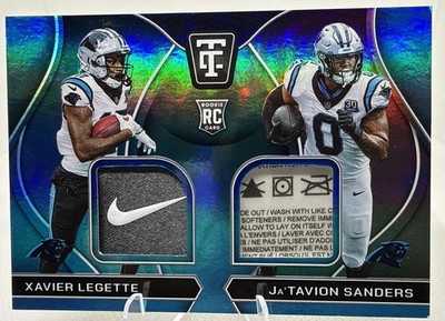2024 Panini TC Rookies Xavier Legette & Ja tavion Sanders  #1 Of 1 Panthers 1/1