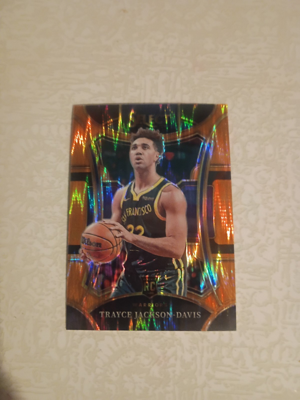 2023-24 Panini Select Mezzanine Trayce Jackson-Davis Orange Flash #329