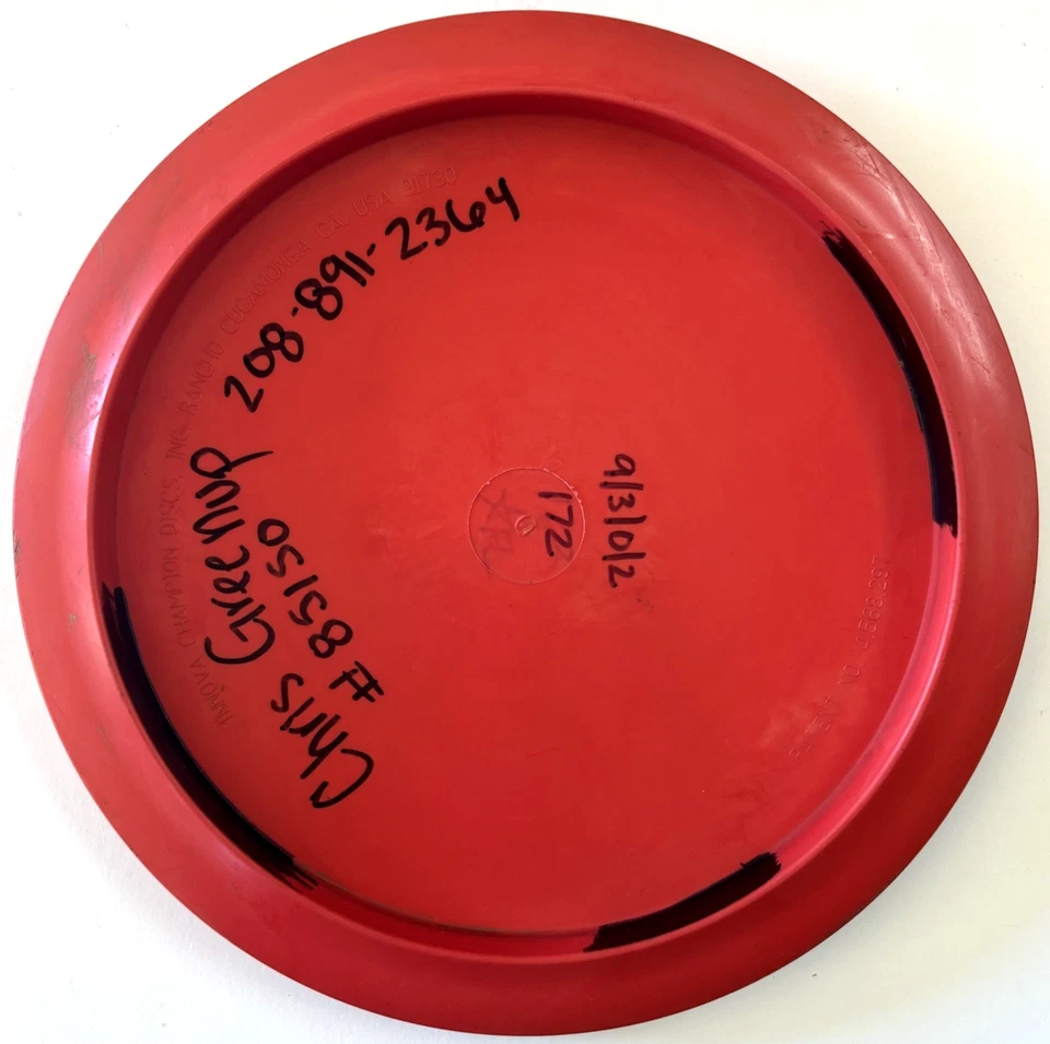 Innova STAR FL PFN PAT#'s 172g Scaled Red Penned Old Run OOP Used - Image 2 of 3