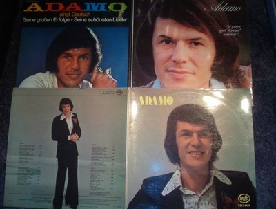 4 LP's. von : Adamo / Singt Deutsch - a ceux qui revent encore - Same