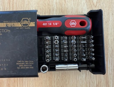 Wiha Tools 71991 39 Piece Security Bits Collector Set - Made In Germany