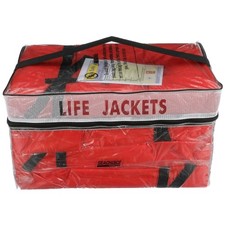 Adult Universal Life Vest Pack, Orange - 4 Pack