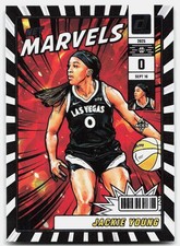2025 Donruss WNBA #15 Jackie Young Net Marvels Las Vegas Aces