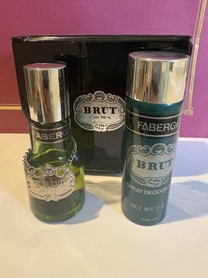 Faberge BRUT 1.5 Oz Lotion + Deodorant. 90% Full Approx