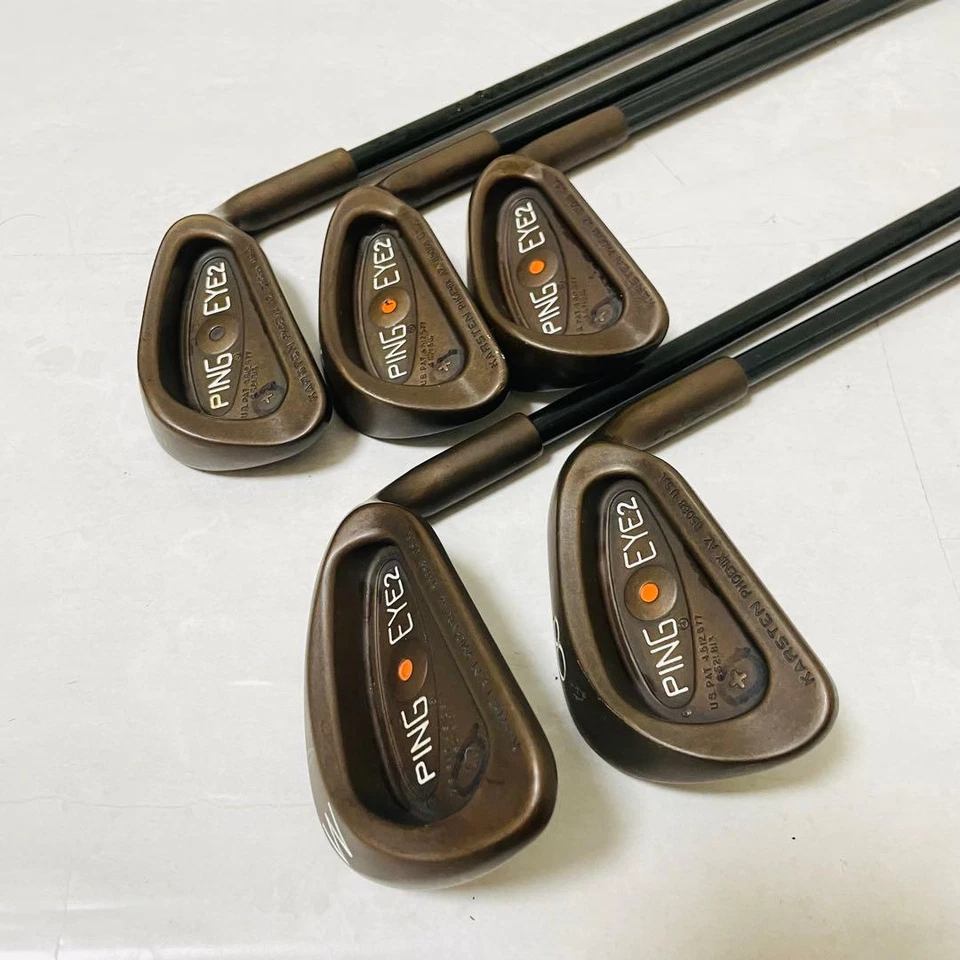 Ping EYE2 Beryllium Copper Orange Dot Iron ALDILA LOW TORQUE REGULAR 3 4 6 8 W - Image 2 of 4