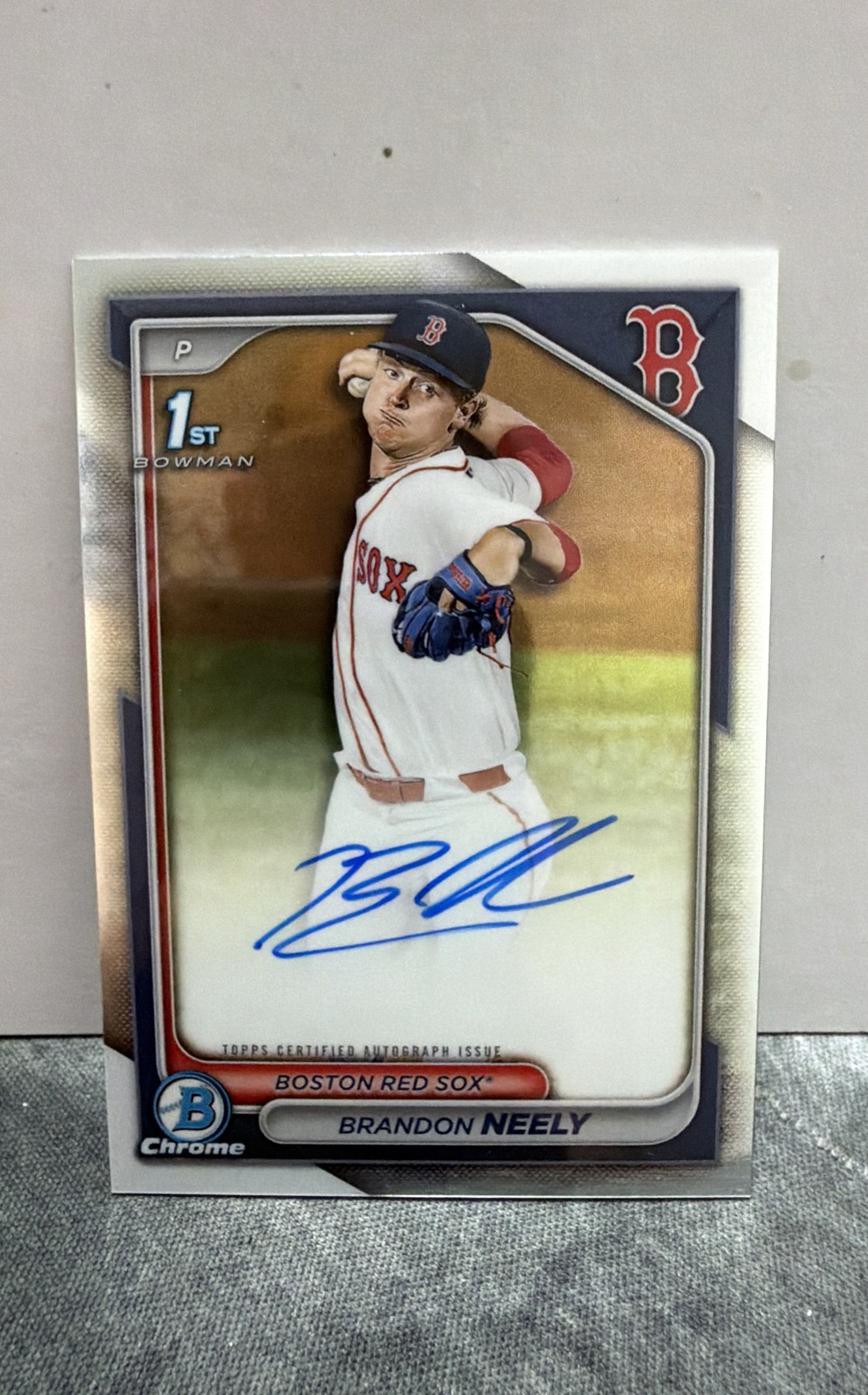 2024 Bowman Draft - Chrome Prospect Autographs Brandon Neely #CPA-BN (AU, RC)