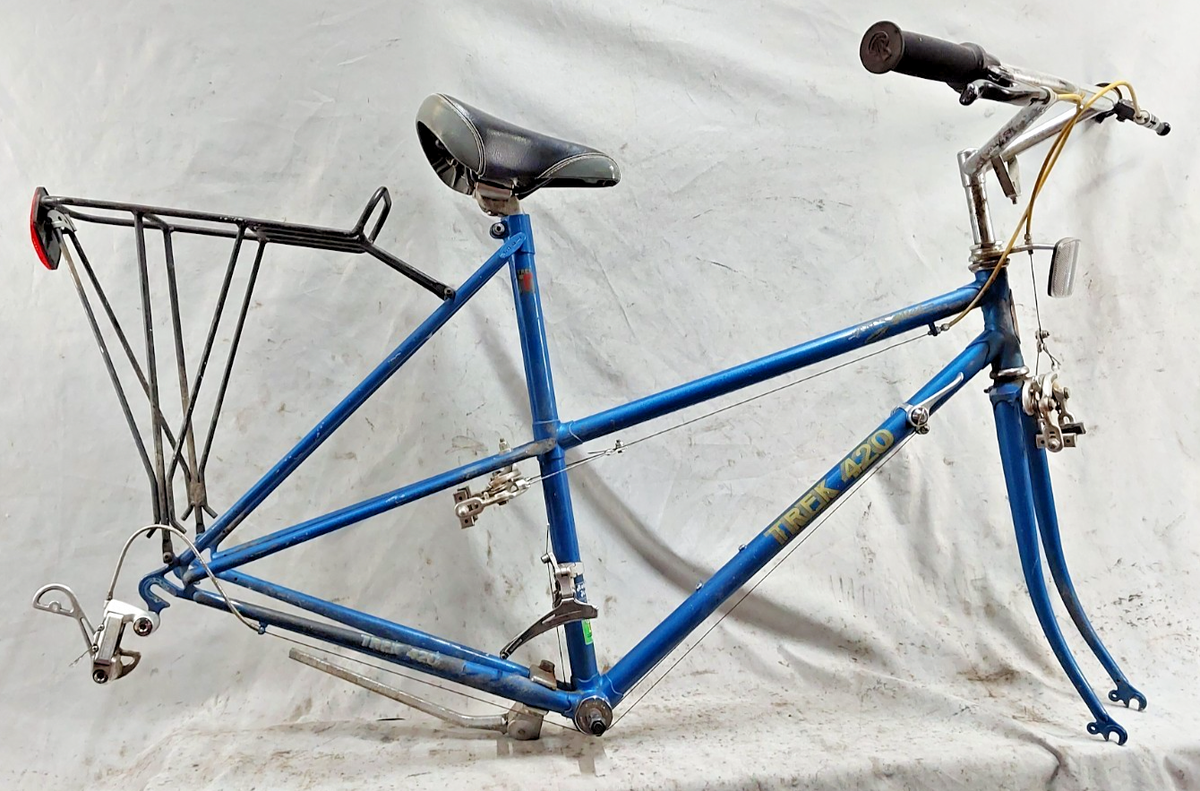 1984 Trek 420 WSD Road Bike Frame Set Small 54cm Steel Vintage