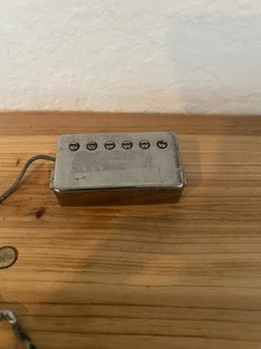 1981 Gibson Tim Shaw Humbucker Pickup Aged Nickel NO RESERVE