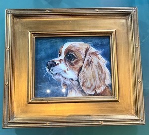 Beautifully Framed Cocker Spaniel Print by Karla Cook!