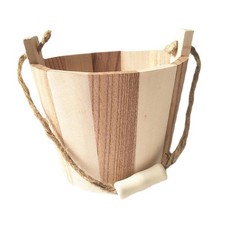 Mini-Holzfass, Miniatur-Holzfass, Behälter, kleiner Aufbewahrungseimer,