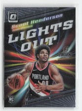 2023-24 Donruss Optic #14 Scoot Henderson Lights Out RC