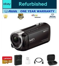 Sony HDR-CX440 Handycam Video Camcorder HD 128GB Bundle    eBay Refurbished EX 