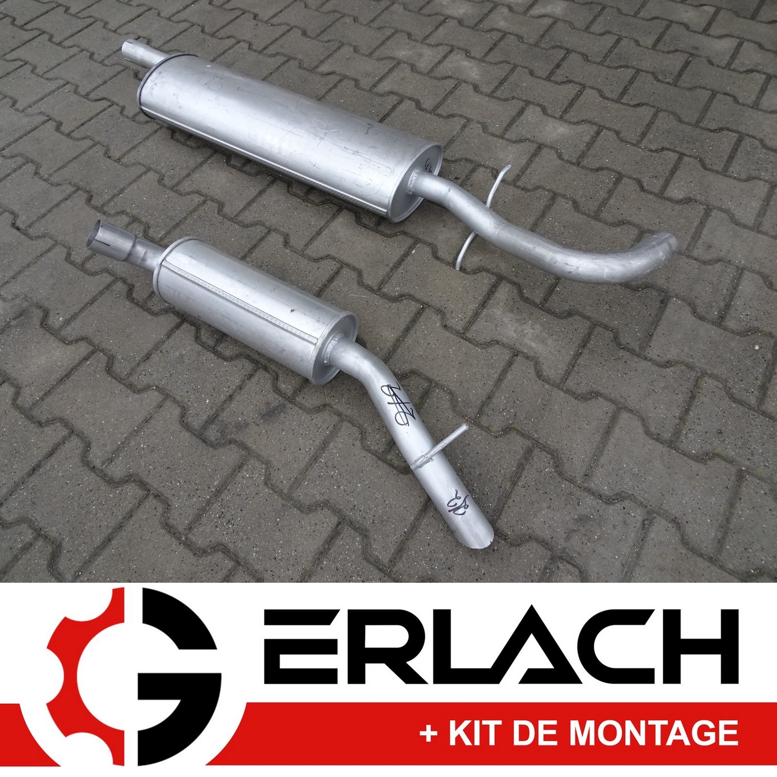 Pot d'échappement silencieux contre le bruit de moteur pour Pontiac Trans Sport 4916
