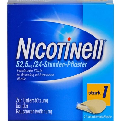 Nicotinell 21 Mg/24-stunden-pflaster 52,5mg 21St - PZN 1262021