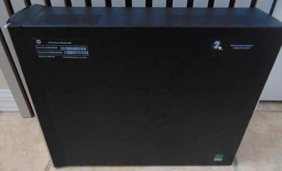 HP Pavilion Slimline 400 Intel Pentium G2020 2.90GHz Desktop w/ 4GB RAM, 1TB WD - Image 3 of 4