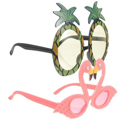 2 Pcs Fruchtgläser Partybrille Hawaiianische Dekorationen Für Partys