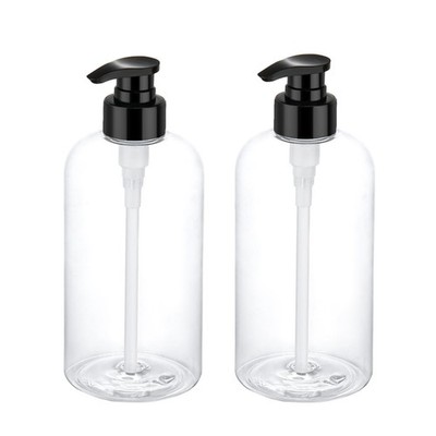 Bynccea Pump Bottle 16 oz/500 ml Empty Shampoo Pump Bottles Dispenser Portabl...