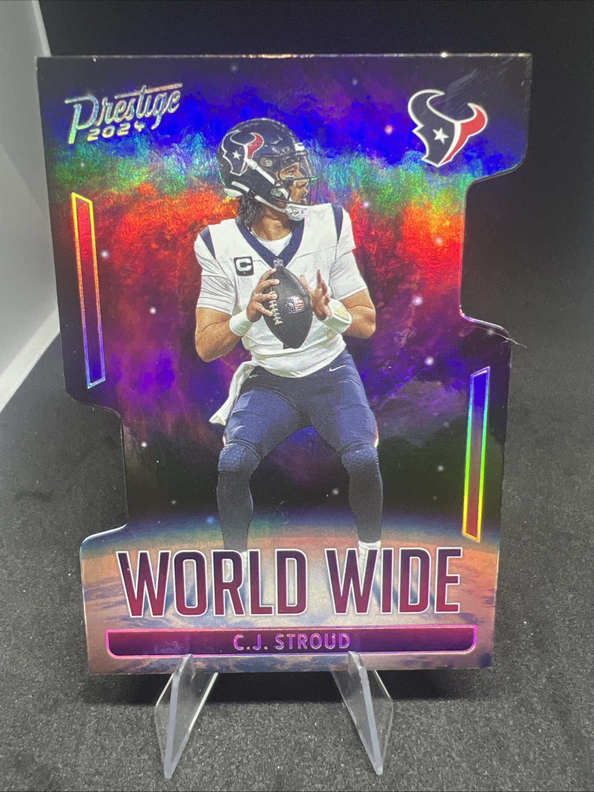 2024 Panini Prestige C.J. Stroud World Wide Case Hit Die Cut WW-CJS Rare