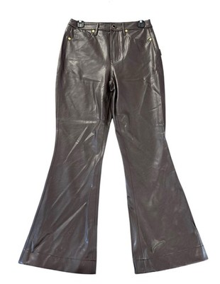 NEW Veronica Beard Women's Carson High Rise Ankle Flared Jeans Brown Size 26 NWT