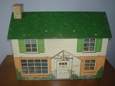 Vintage 1950s Marx Tin Lithograph Metal Colonial Doll House VERY NICE 
