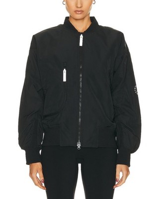ADIDAS BY STELLA MCCARTNEY WOMEN'S BLACK ASMC SW BOMBER JACKET